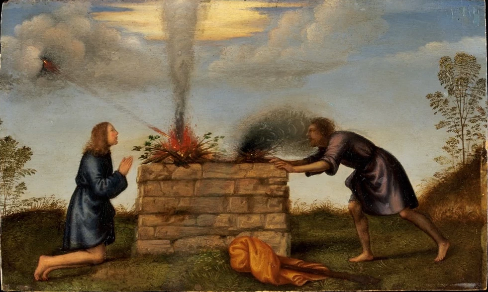 Il sacrificio di Caino e Abele - Fogg Art Museum, Harvard University, Cambridge
